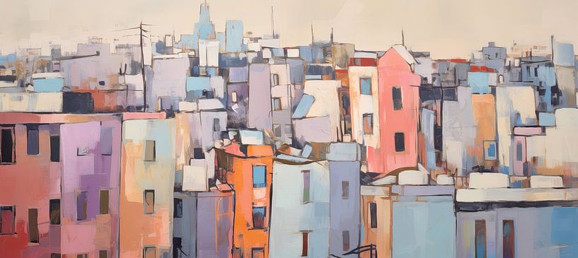 City Abstract | City Abstract by ARTEO Paintings