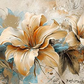 Flowers | Flowers Gold by Art Whims