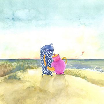 Beach love by Martine van Nieuwenhuyzen