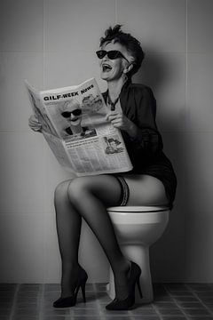 Humour is when you laugh anyway by Skyfall