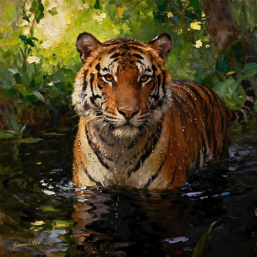 Wildtiere – Ungezähmte Anmut – Tiger 3 von Johannas Art Creations