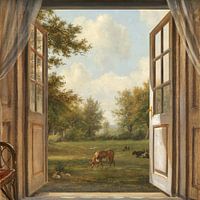 Landschap in de omgeving van Hilversum