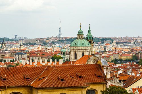 A beautiful Prague from above