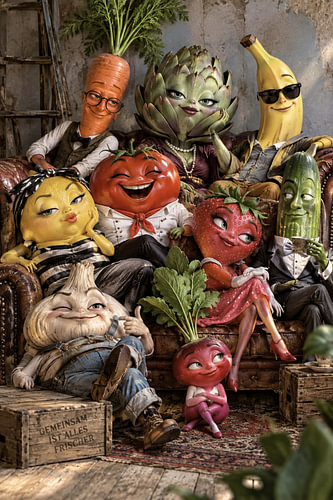 La raffiné société des légumes