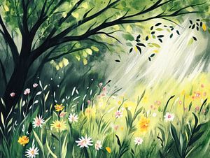 Le printemps est vert