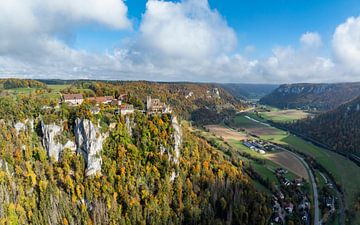 Le château de Werenwag dans la vallée du Haut-Danube