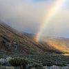 Landschaft mit Regenbogen auf Teneriffa von Reiner Conrad