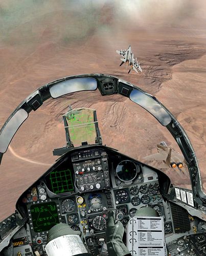 F-15C Eagle-Dogfight in Desert Storm von Cornelisz van de Beste