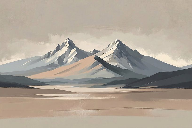 Portrait of mountains by Art & Soul Creations