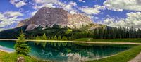 Het meer bij de Zugspitze berg RawBird Photo's Wouter Putter