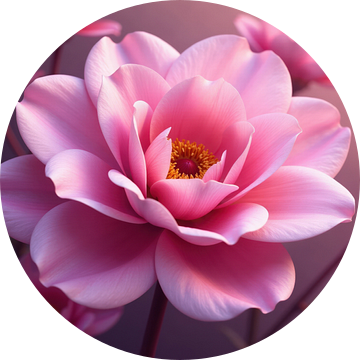 Roze bloem close-up met achtergrond bloei van Markus Gann