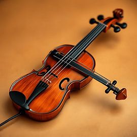 Artificial violin by Stilbeeld Studio