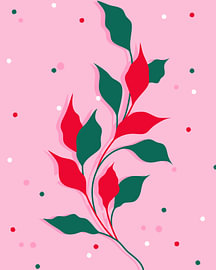 Blossoms in Crimson by Gauri Mokate