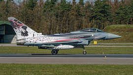 Duitse Eurofighter voorzien van Von Richthofen livery.