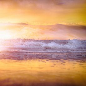 Golden hour at sea van Lima Fotografie