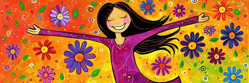 Malerei Bunt Fröhlich