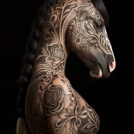 Horse girl - No 3 by Marianne Ottemann - OTTI