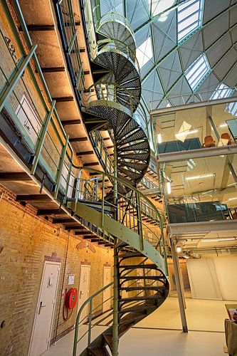 Das Innere des Koepelgevangenis in Haarlem