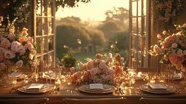 Golden Hour Table von Secret Reverie