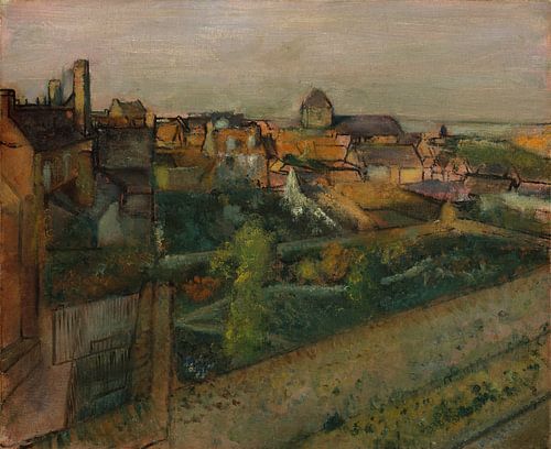 Weergave van Saint-Valéry-sur-Somme, Edgar Degas