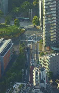 Paysage urbain de Tokyo (Japon) sur Marcel Kerdijk