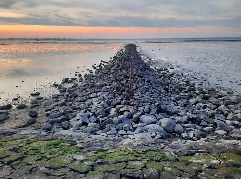 Steiniger Weg Stein Formation Erdfarben Erdtöne Dekoration von Michael Godlewski