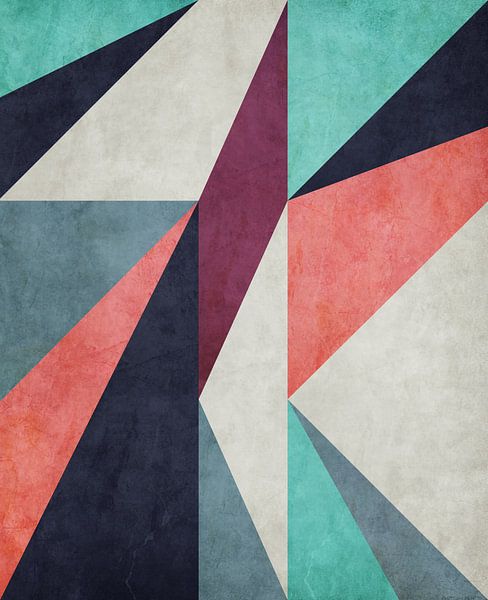 Geometrisch mit Dreiecken von Angel Estevez