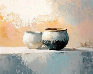 Keramiktöpfe | Schatten und Licht, Ceramic Grace