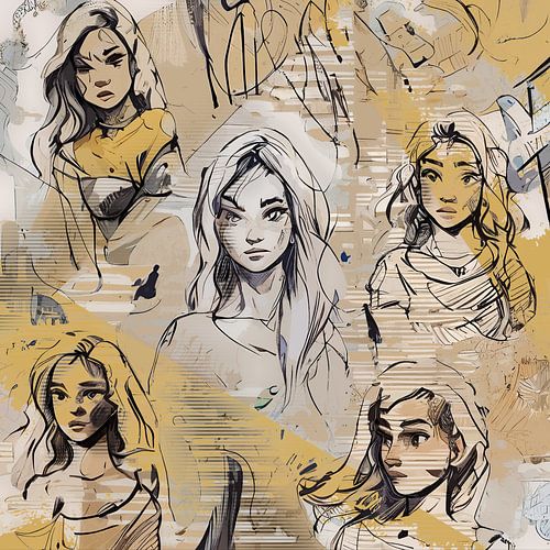 Pentekening collage - deel 2