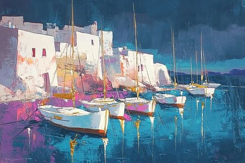 Mediterranean Coastline | Coastal Colour Symphony