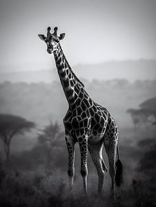 Giraffe in der Savanne V3