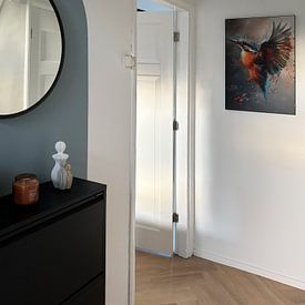 Customer photo: Kingfisher Painting | Kingfisher Art | Painting Bird by AiArtLand, on ArtFrame