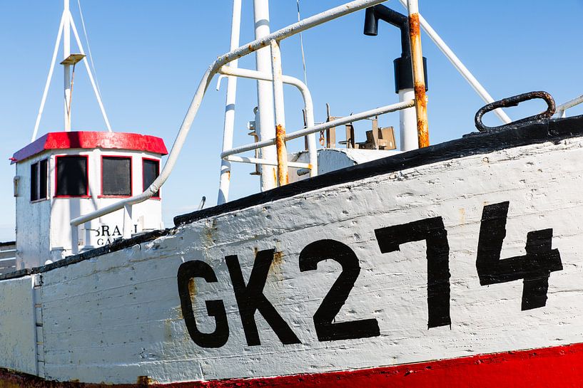 Isländischen Fischerboot von Steve Van Hoyweghen