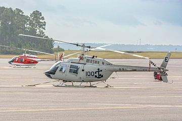 Bell TH-57C Sea Ranger met special livery.