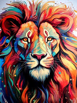 Lion portrait wildness savannah king majestic by gm_designs