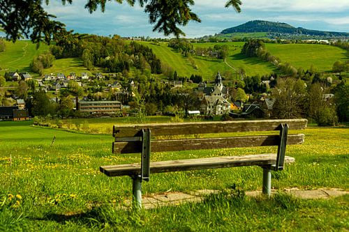 Landschaft im Erzgebirge