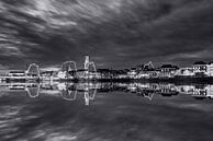 City front Kampen en noir et blanc par Fotografie Ronald Aperçu