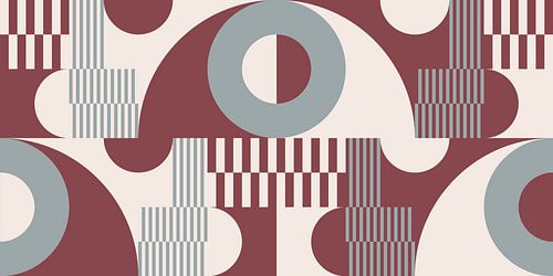 Geometrische Symfonie in Retro Tinten nr. 7