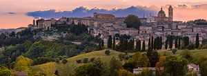 Panorama von Urbino, Italien