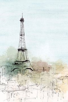 Paris Lookout II, Isabelle Z  by PI Creative Art