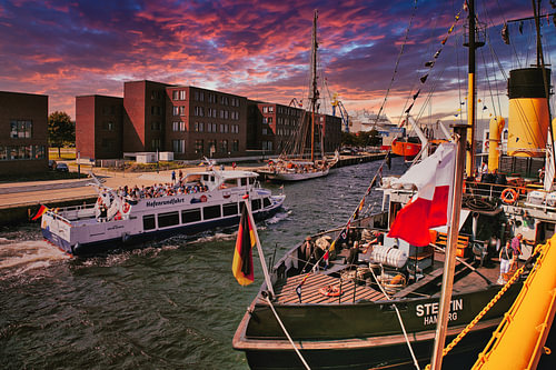 Uitzicht op de haven van Holger Felix