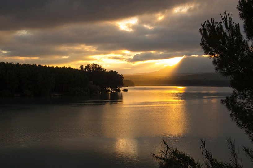 Sunrise Lake by Cornelis (Cees) Cornelissen