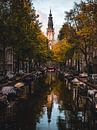 Zicht op Zuiderkerk vanaf Staalmeesterbrug van Adriaan Conickx thumbnail