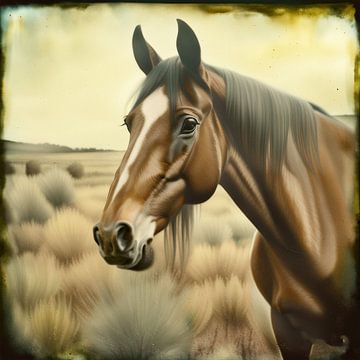 Portret van een paard van Biljana Zdravkovic