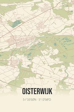 Carte ancienne d'Oisterwijk (Brabant-Septentrional) sur Rezona