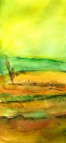 Impression 111 arbre solitaire