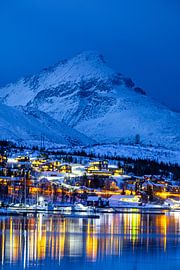 Winterlicht über dem Polarkreis von DesignedByJoost