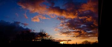 Amersfoort Sonnenuntergang von Sjoerd Mouissie