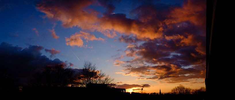 Amersfoortse zonsondergang van Sjoerd Mouissie