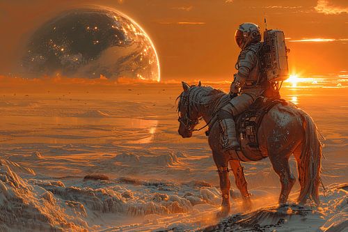 Paard & Astronaut - Tussen schemering en oneindigheid
